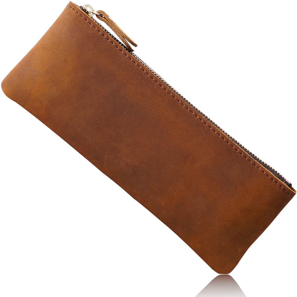 

Чехол-конверт из кожи Crazy Horse Libra Slim простого дизайна для карандашей, (2-Коричневый)