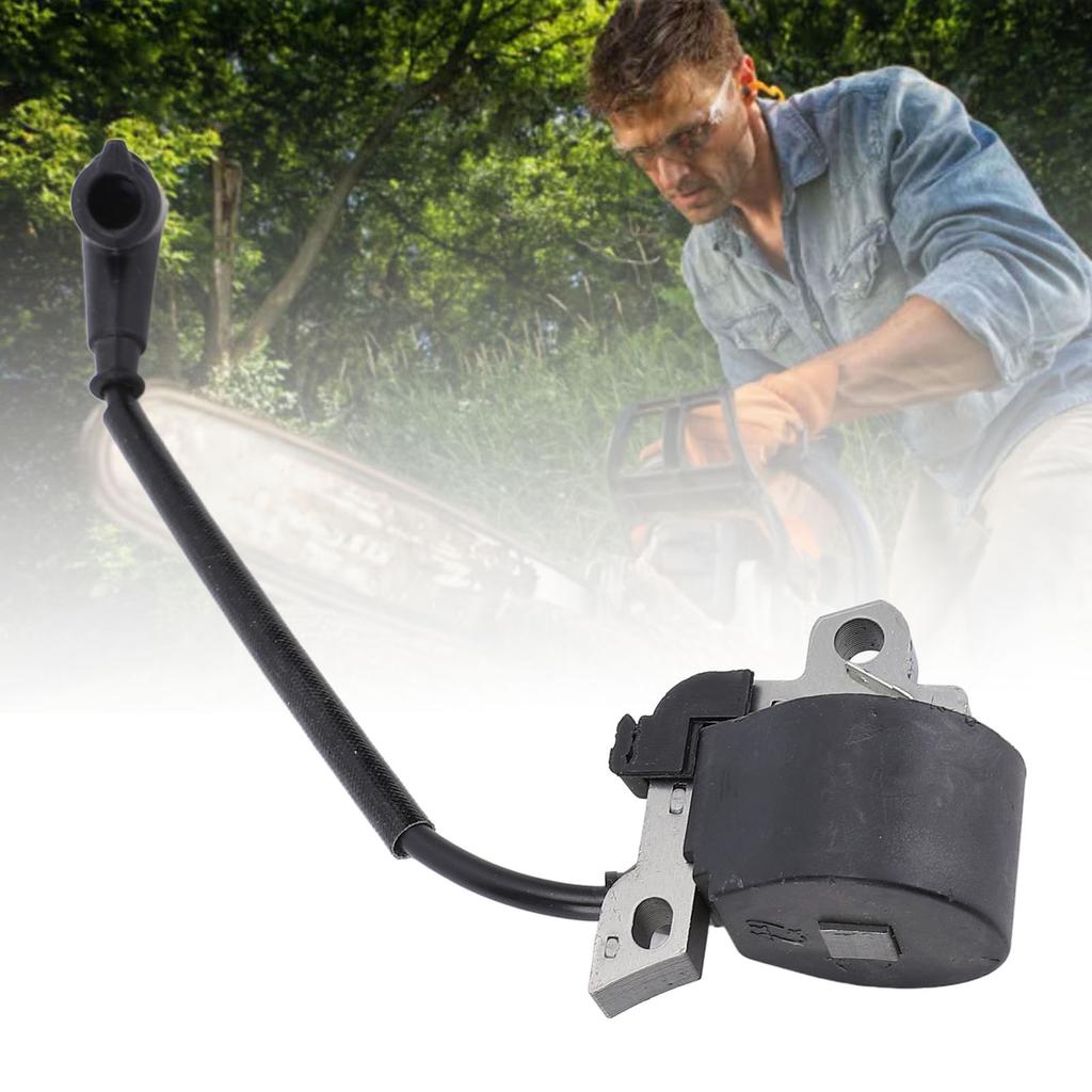 Chainsaw Ignition Coil Iron Rubber Ignition Coil Module Replacement for 066 046 MS460 MS650 MS660 Chainsaw Parts