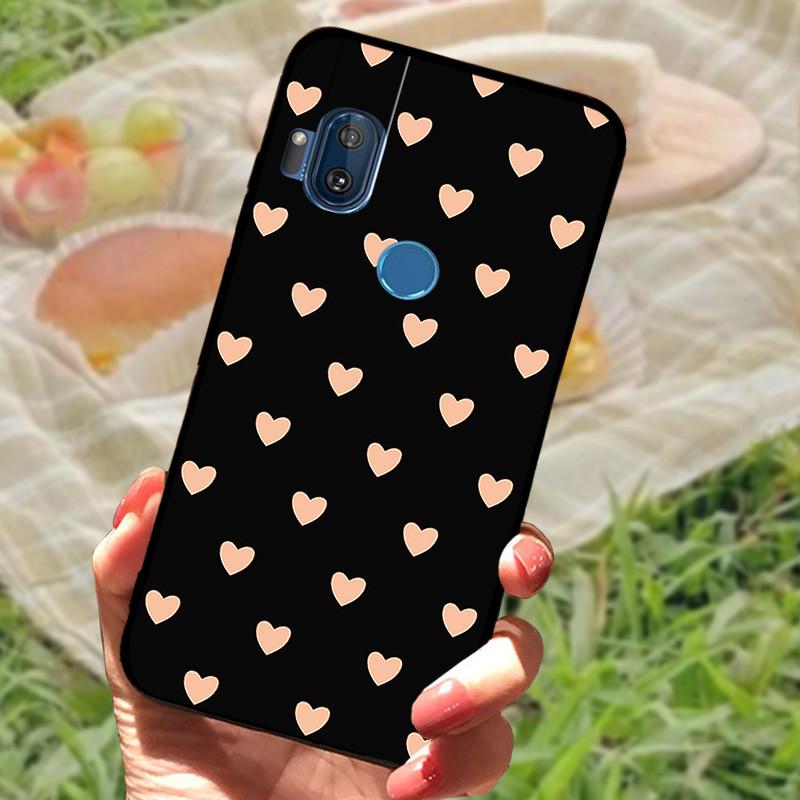 For Moto One Hyper Case Cover For Moto OneHyper Silicone Soft Marble Black Bumper Funda Coque for Moto One Hyper Protective Capa