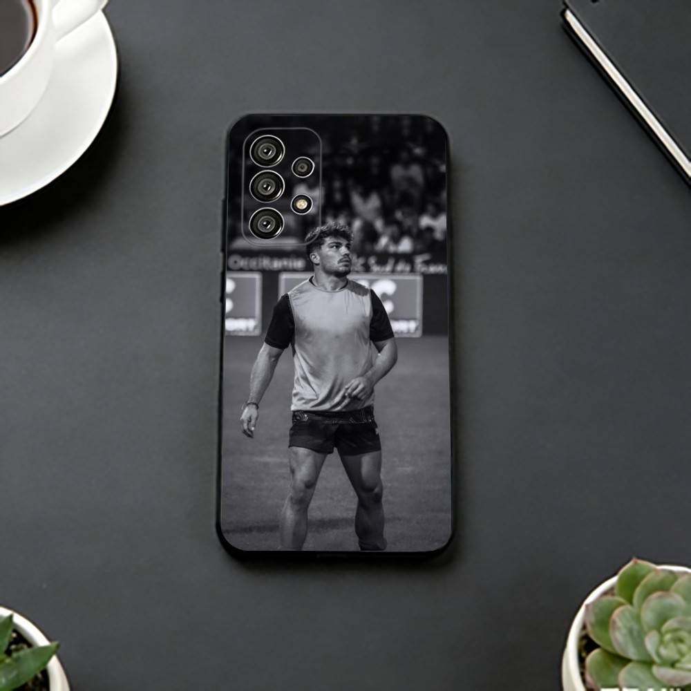 Antoine Dupont for Rugby Fans Phone Case For Samsung S25,S24,S21,S22,S23,S30,Ultra,S20,Plus,Fe,Soft Silicone Black Cover