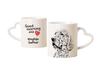 English Setter, Lawerack, Laverack - Cup with a Dog, Adorable Cup with a Heart-shaped Handle, Universal Gift from the Brand