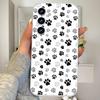 Best Friends Dog Paws Transparent Phone Case For Samsung Galaxy Transparent Cover A52 A12 A51 S21 Edge S22ULTRA S23 S24 S20LITE