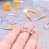 Miniature Tool Collection 30Pcs Set 1:12 Scale Perfect for Dollhouse Workshop Realistic Accessories