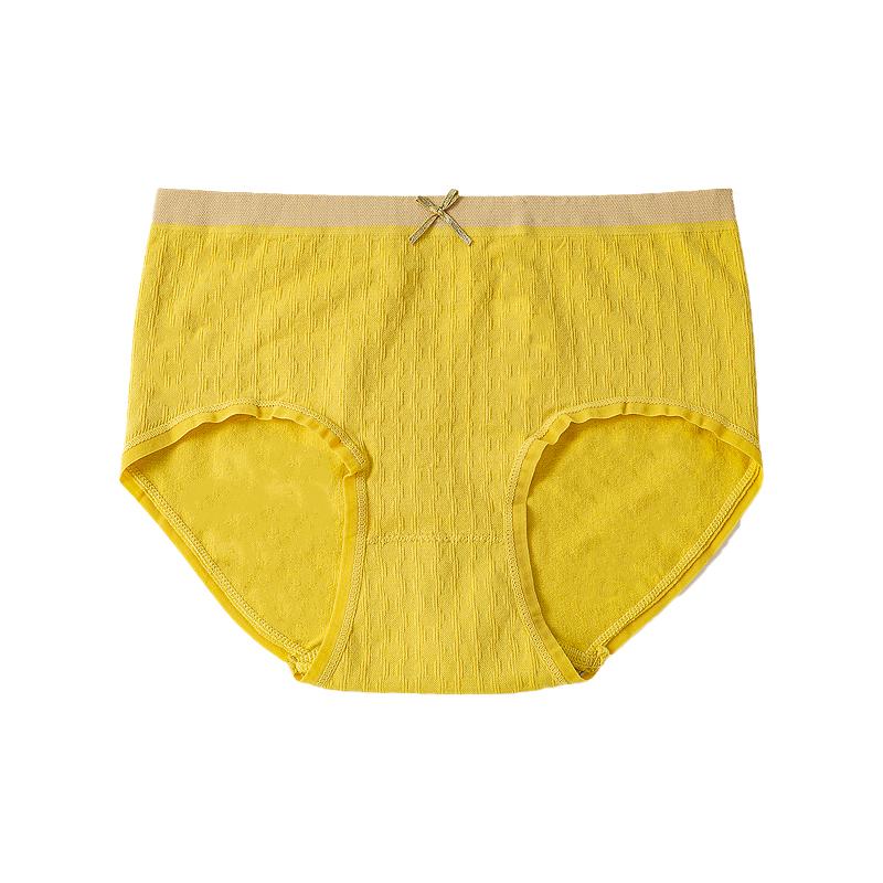 Übergröße Damen Slips Bequeme Baumwollunterwäsche Mittelhoch Nahtlos Atmungsaktive Unterhosen