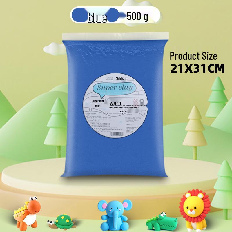 Superleichter 500g Kinder-DIY-Ton - 24 Farben, Großpackung