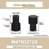 Hongkangming Stainless Steel Knurled Hand-Twist Nut for M3-M12.