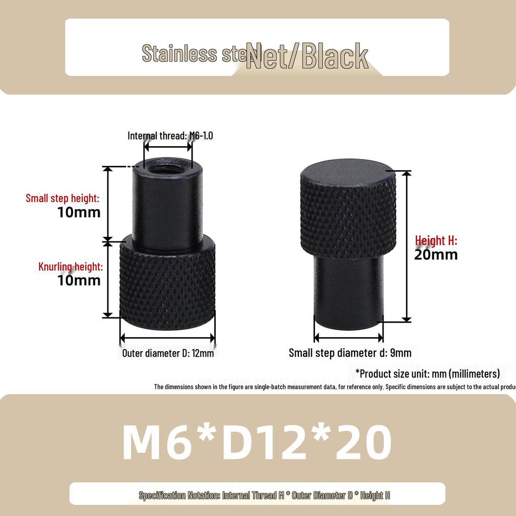 Hongkangming Stainless Steel Knurled Hand-Twist Nut for M3-M12.