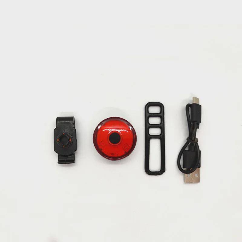 Lampă spate pentru bicicletă, reîncărcabilă prin USB, impermeabilă - lumină de avertizare intermitentă și decorativă pentru mersul pe timp de noapte