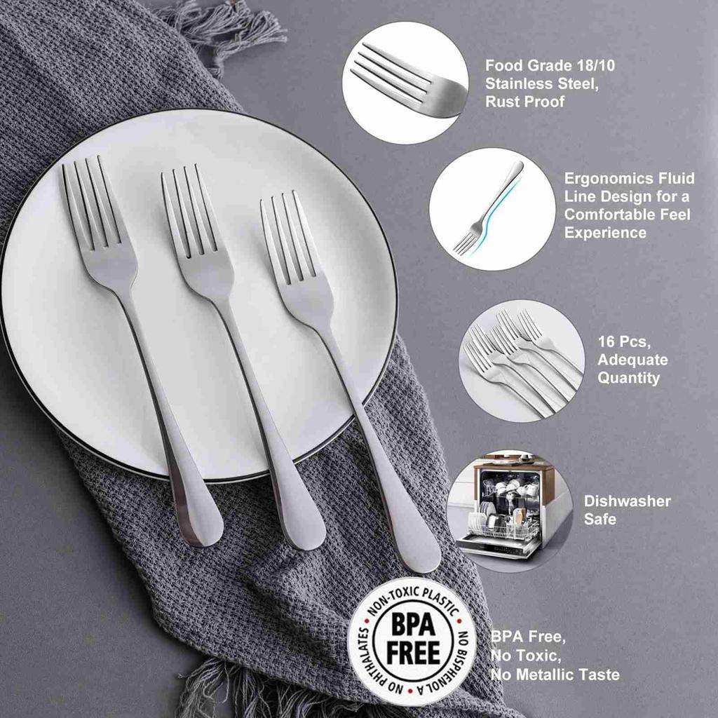 Top Food Grade Stainless Steel Silverware Forks Table Forks Flatware