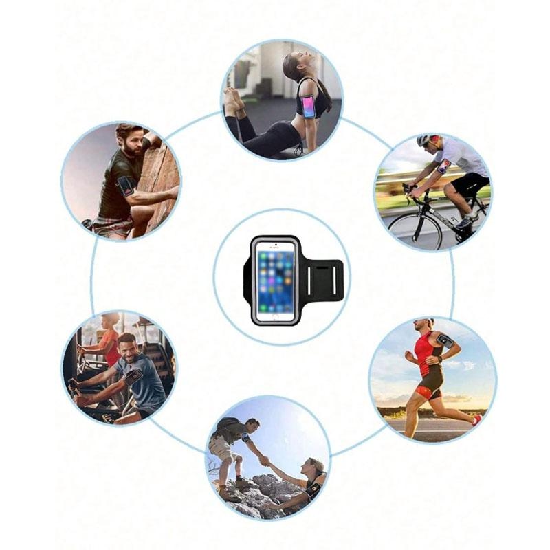 Multi-functional Waterproof Wristband Phone Holder Suitable for Outdoor Activities Running Hiking Cycling Fitness and Touch 6