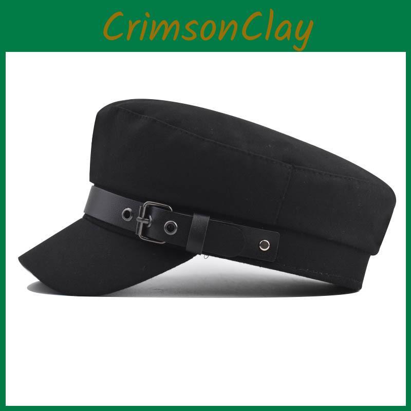 Navy Unisex Hat Beret With Windproof And Waterproof Features For Casual Use