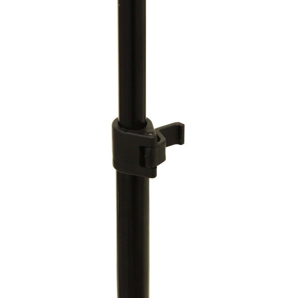 ARIA AMS-100 Lightweight Aluminum Music Stand, Approximately 650g, Black, Includes Dedicated Pouch