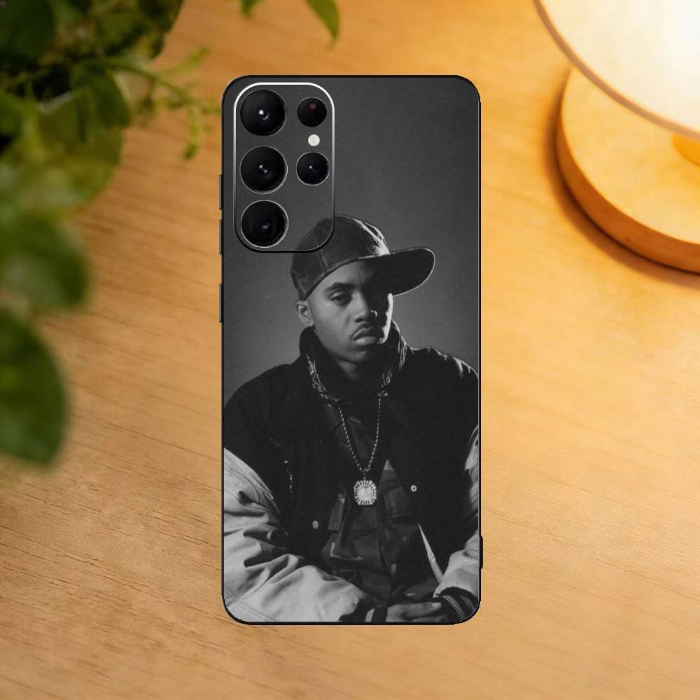 

Singer N-Nasir Jones Phone Case For Samsung S25,S24,S21,S22,S23,S30,Ultra,S20,Plus,Fe,Lite Black Shell Samsung S24fe