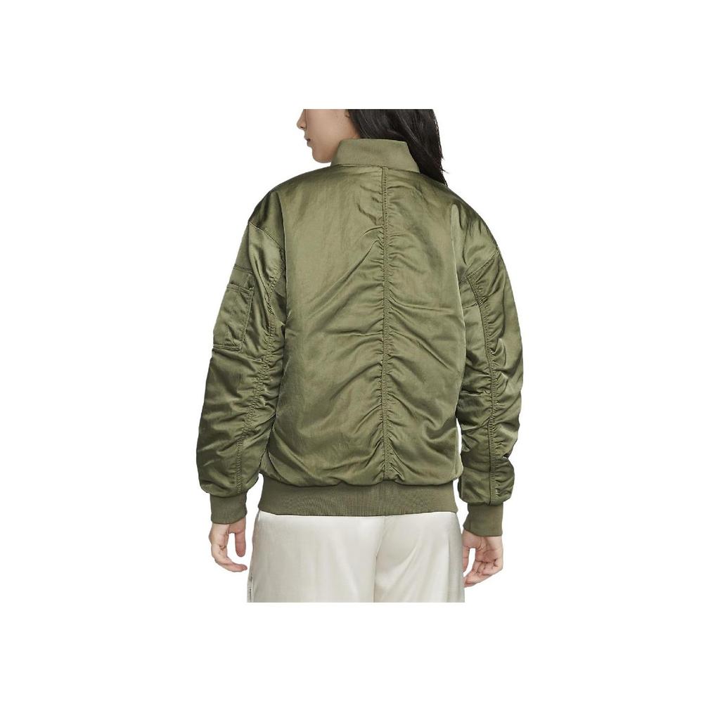Nike Varsity Bomber Reversible Casual Jacket Women Jacket Green DV7877-222
