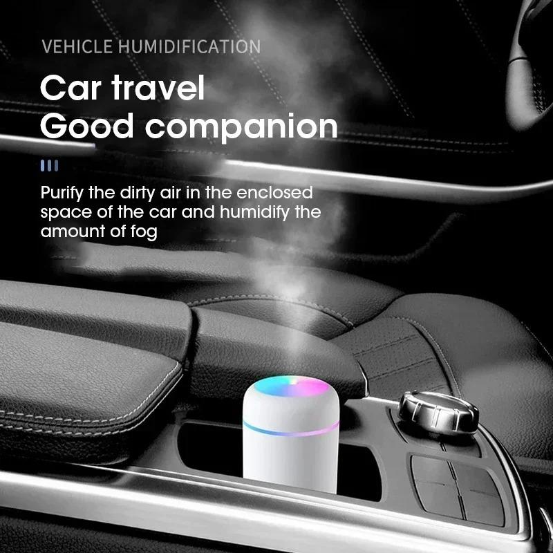 Portable USB Mini Humidifier for Car and Desktop Aromatherapy Essential Oil Spray Air Mister Atomizer