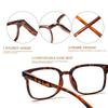 TUREZING Anti Blue Light Reading Glasses for Men Women Comfortable HD Prescription Eyewear Universal Fit