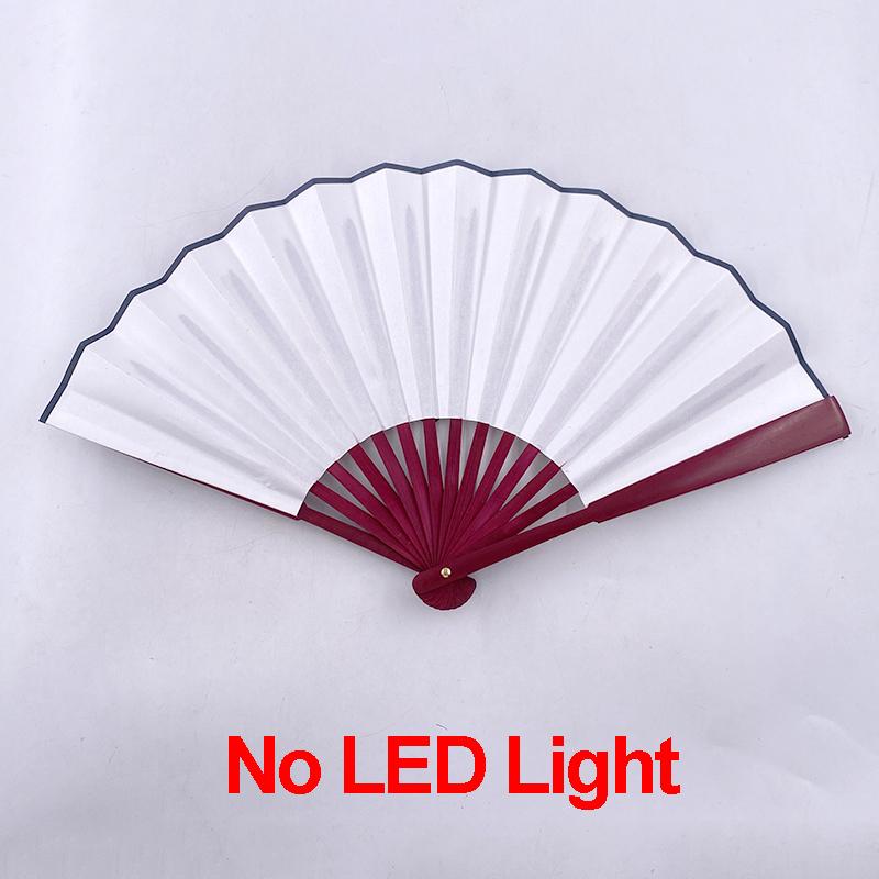 

10 дюймов Светящийся Складной Светодиодный Декоративный Веер Танцевальный Световой Веер Ночное Шоу Хэллоуин Рождество Рейв Фестивальные Аксессуары Реквизит для Вечеринок 10 Inches