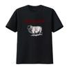 Einsturzende Neubauten Men's T Shirt with Sheep and Symbol Print Homme Slightly Versatile Styl