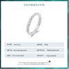 Bamoer 925 Sterling Silver Braided Texture Twisted Eternity Band Plait Finger Rings Fine Jewelry Gift for Women BSR311