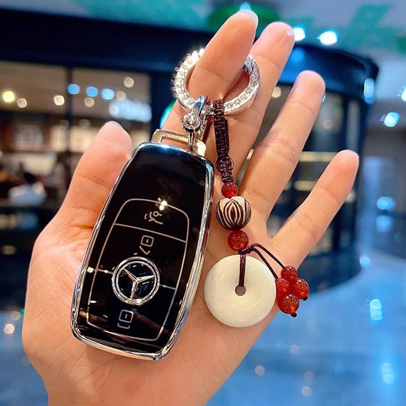 TPU Shell For Mercedes Benz A C E S G Class GLC CLE CLA GLB GLS W177 W205 W213 W222 X167 AMG Car Remote Key Case Cover