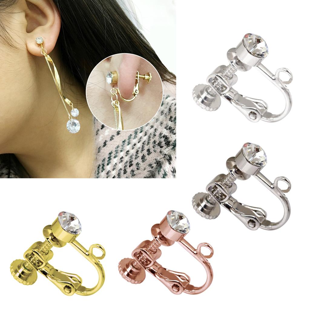 Clip on Jewelry Findings Replacements for DIY Earring Turn Any Studs