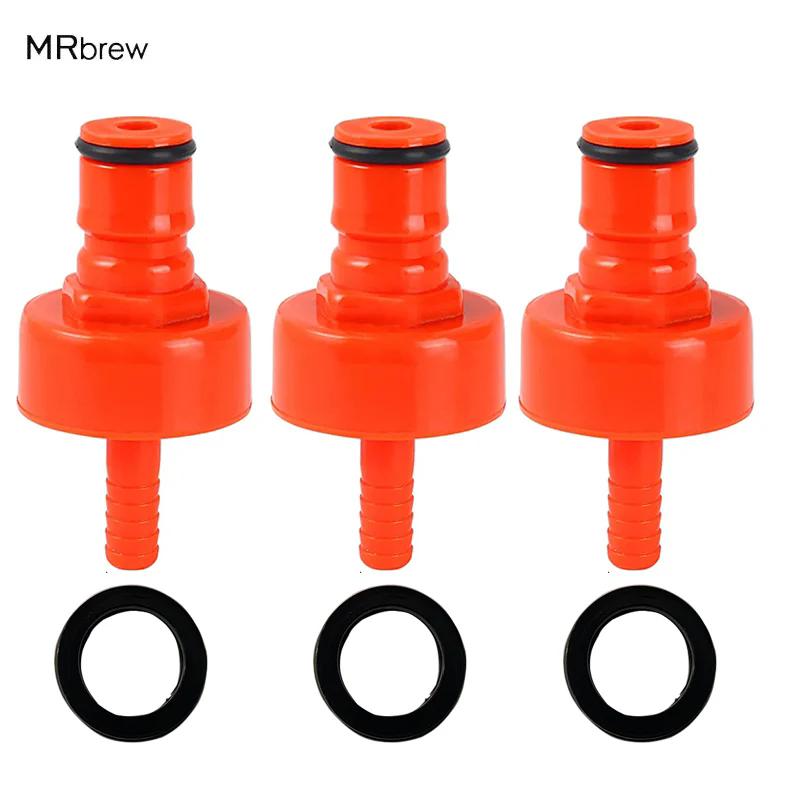 3Pcs/Lot Homebrew Carbonation Cap Plastic PET Bottle Carbonation Caps With Gasket For Carbonated Beer,Soda Water DIY Carbonation cap