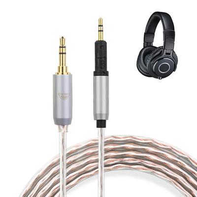 Okcsc JBX Headphone Cable Recable for For Compatible with M7OX OFC Length Straight Type Earphones/Headphones SENNHEISER/Audio-Technica HD598, HD558,