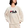 Fila Original Loose Fit Fleece Sweatshirt Unisex Sweatshirt Steam-White F51M449204F-IV