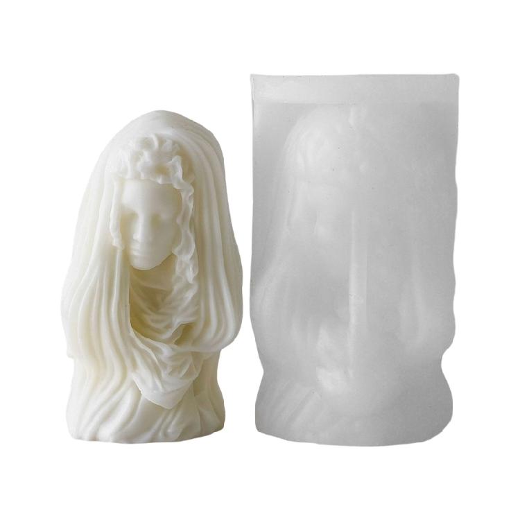 Vielseitige Göttinnen-Bilder Flexibles Silikonform Tragbares Zubehör zum Basteln Detaillierter Statuetten und Ornamente