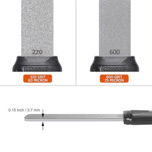 SHARPAL 120N Stick Type Knife Sharpener Double-Sided Diamond Whetstone Diamond Sharpener Ax Whetstone Coarse Sharpening Fine Sharpening Rough