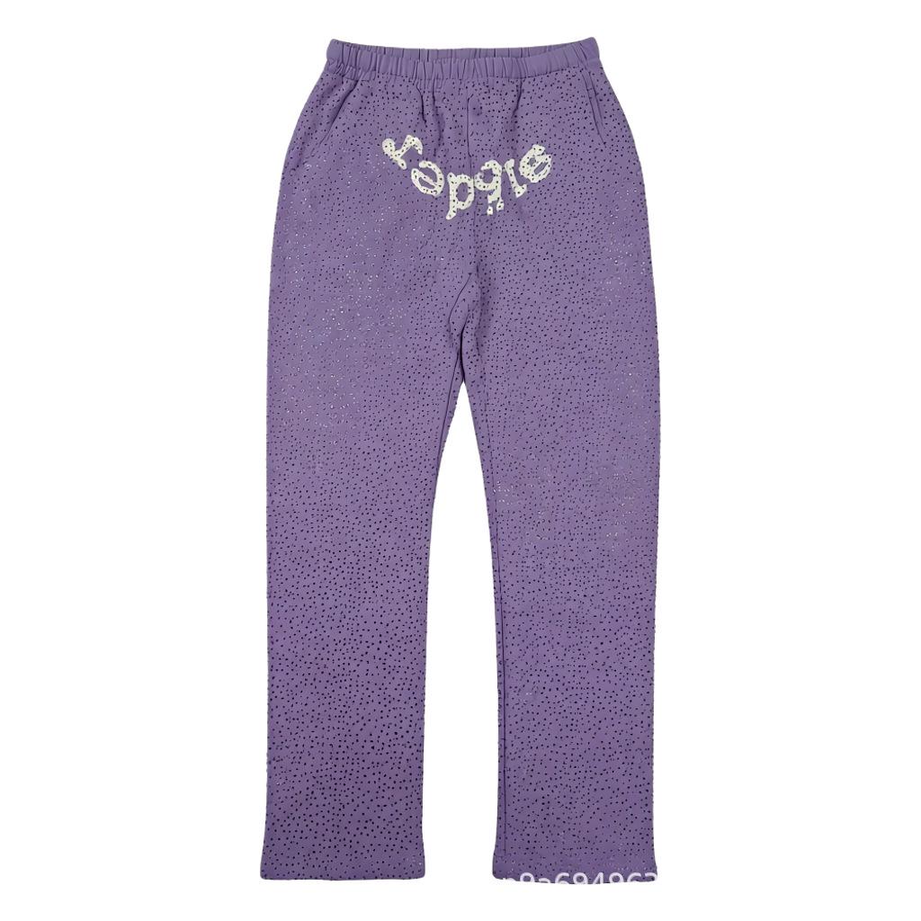 Unisex bluza z kapturem Sp5der 555555 Diamond w stylu amerykańskim - Modna moda uliczna