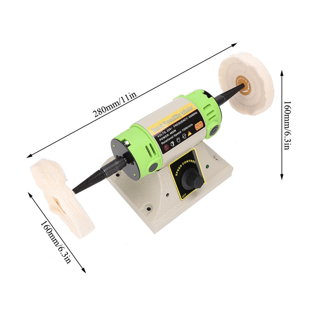 Pulpit Podwójna głowica Ławka Szlifierka Szlifierka do polerowania biżuterii
