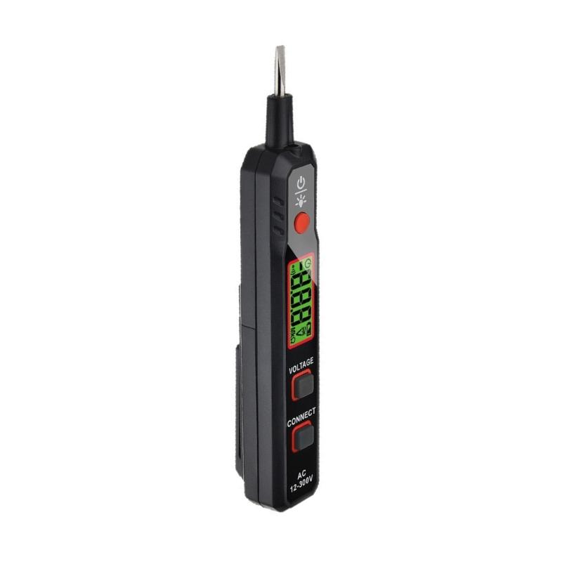 Spannungsprüfer, Berührungsloser Spannungsprüfer, Elektrischer Tester, AC12V-1000V Digitaler Summer-Alarm, Spannungsfühler