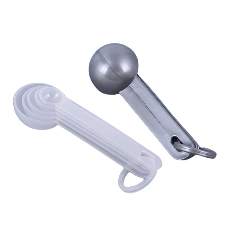 5Pcs/Lot Measuring Spoon With Scale For Kitchen Cake Baking Spoon Set With Scale