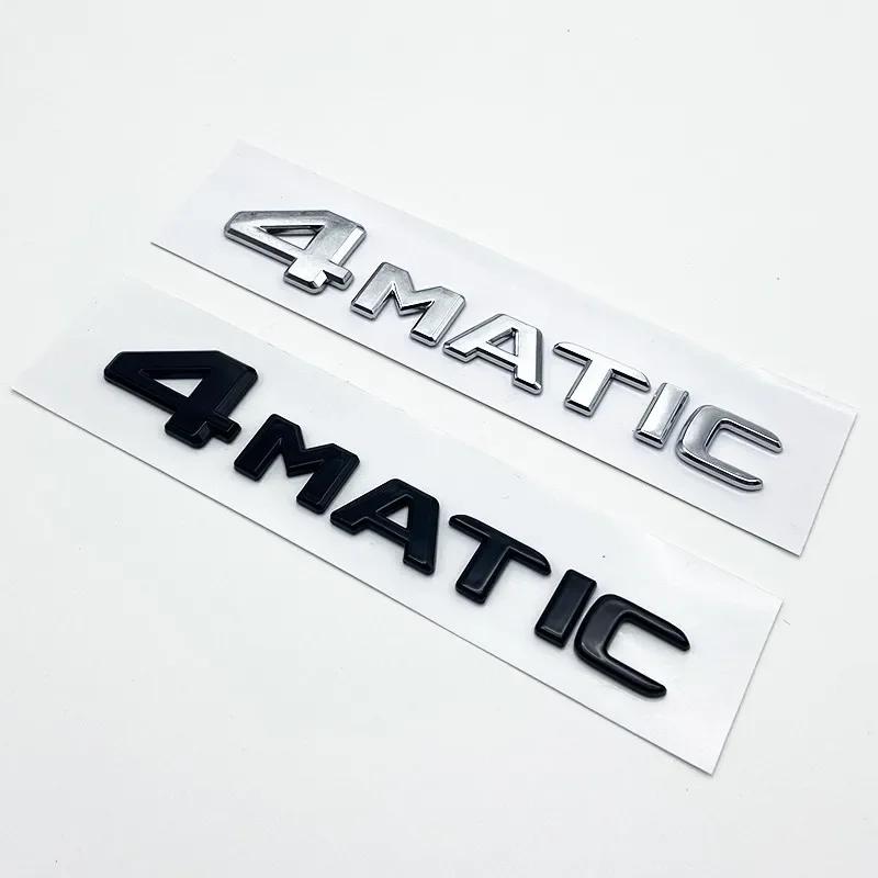 Per Mercedes Benz A B C E G S ML SL CL GLA CLA Classe AMG 4MATIC 4 MATIC Bagagliaio Cromo Nero Opaco Lettere Emblema Distintivo adesivo