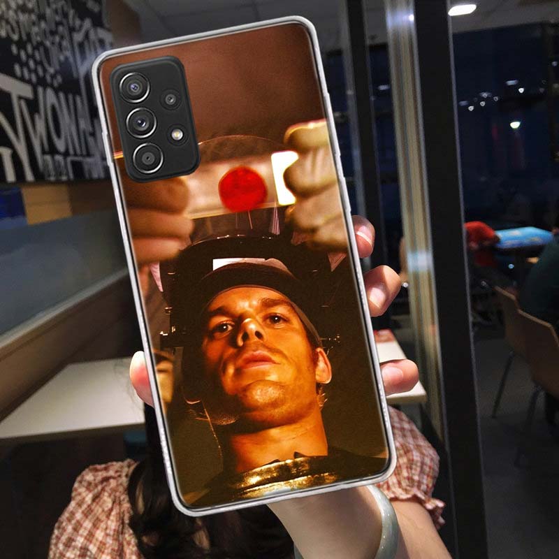 

TV Show Dexter Morgan Phone Case for Samsung A54 A57 A37 A17 A14 A15 A12 A24 A34 A55 A35 A25 A52S A07 A05S A04S A22 A32 A72 Gala Samsung A12 5G