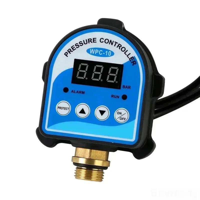 1 Stück 220V 110V Automatischer Elektronischer Digitalanzeige Druckreglerschalter WPC-10 Öl Wasser Druckboosterpumpe Luftkompressor Vakuum