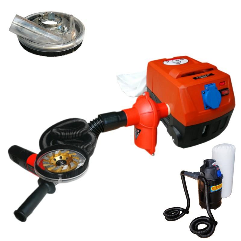 4-5" Angle Grinder Dust Collection Cover for Concrete & Fiberglass Grinding