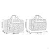 2Pcs Sewing Machine Bag Carrying Case Dustproof Yarn Storage Handbag