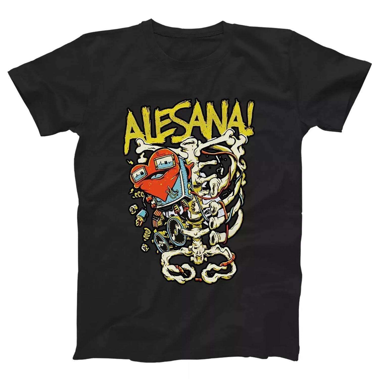 Vtg Alesana Band Gift For Fans Cotton S-5XL Black Unisex Classic Shirt XXXL