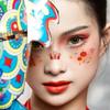 Waterproof Chinese New Year Makeup Stickers Temporary Tattoo Sticker Festival Holiday Events