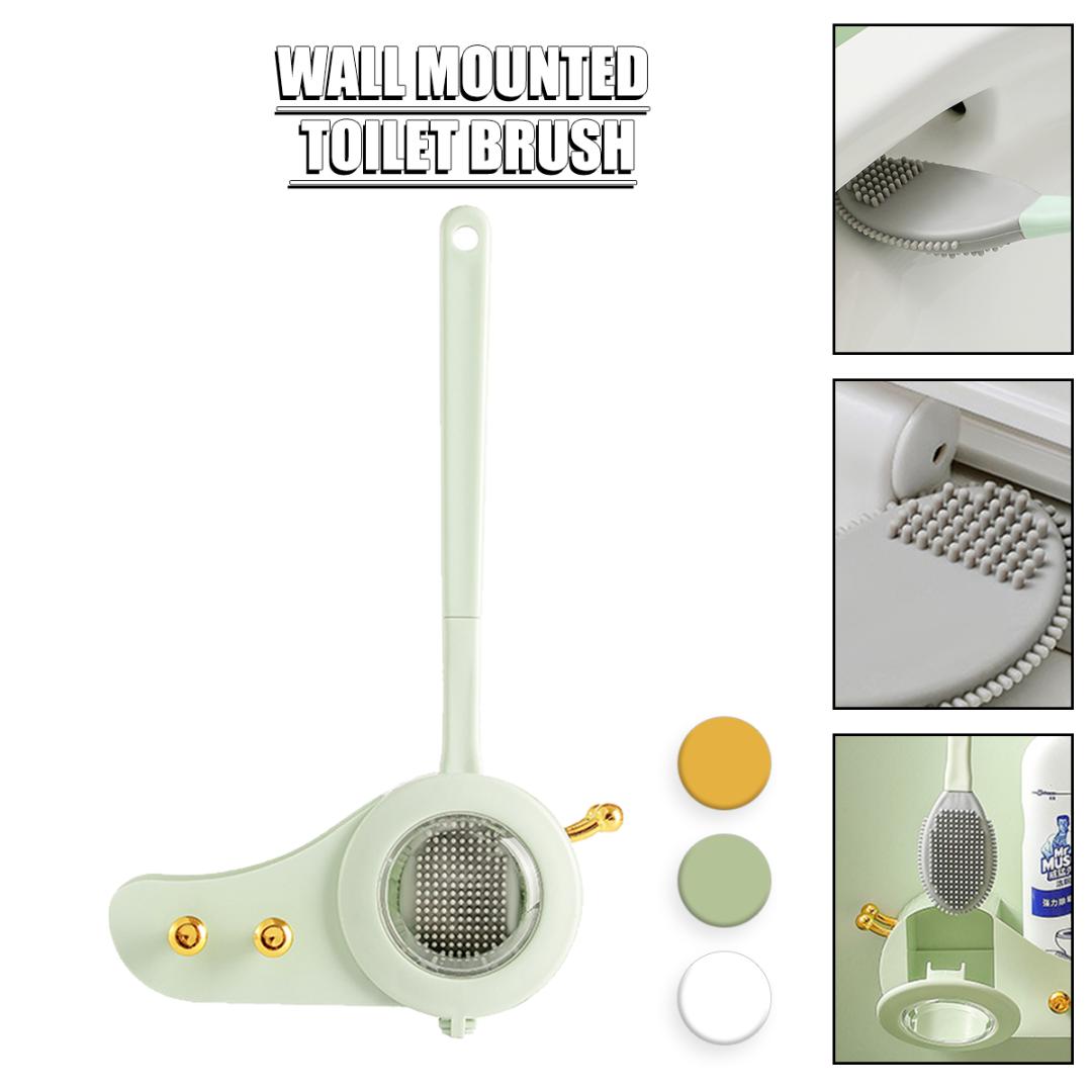 

PDTO новая бытовая настенная щетка для унитаза, чистка ванной комнаты, чистка туалета