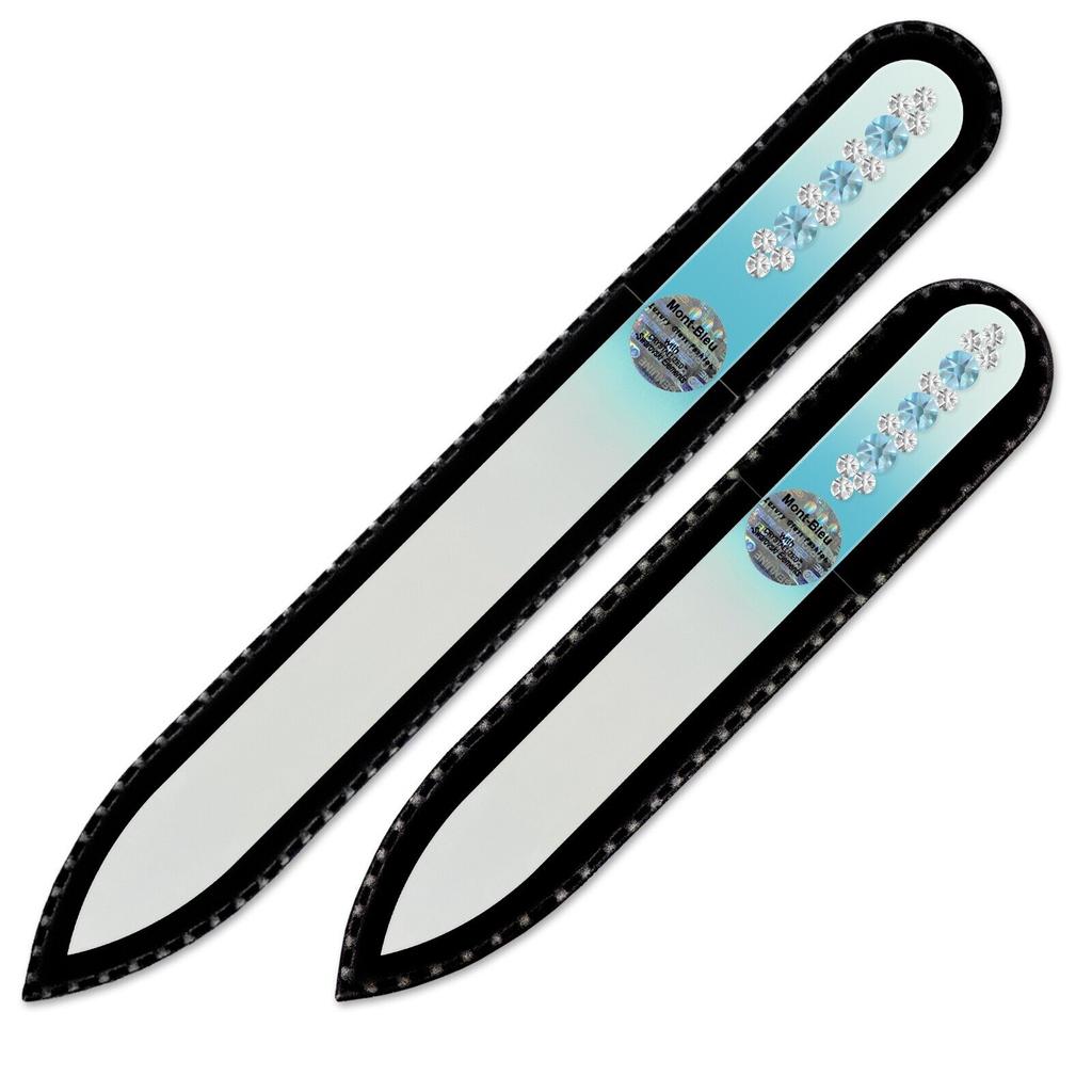 2-piece Set with Hand Decorated Crystal Nail Files ORC-MS