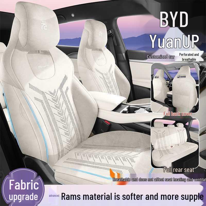 BYD Yuan UP Universal All-Season Car Seat Covers - Breathable and Dedicated Full Coverage