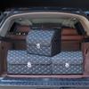 Collapsible Car Storage Organizer Box With Lid - Portable Multipurpose Car Trunk Boxs For Shopping Camping Picnic Waterproof Bag