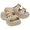 Crocs Saturday Casual Simple Slide Sandals Women Sandals Beige 213246-2NM