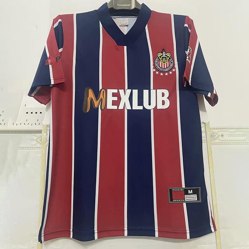 Vintage Unpopular Classic Jersey Chivas Mexico Americas Monterrey Atella Home and Away Football Jersey Long Sleeve