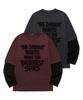 VANNWORKS Layered Darkest Night Long Sleeve (Vvll0223) Burgundy