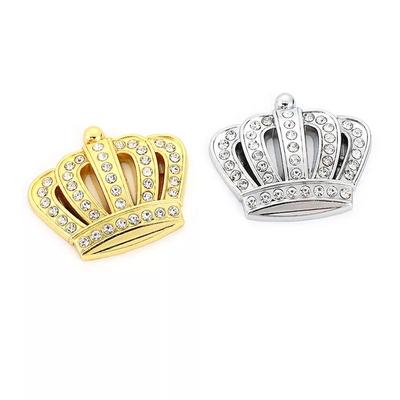 Módní 3d Metal Auto Diy Diamond Crown Car Sticker Samolepka karoserie Trojrozměrná dekorace