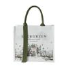 Eco-Friendly 3D Canvas Tote Bag with Zipper and Custom Logo Printing